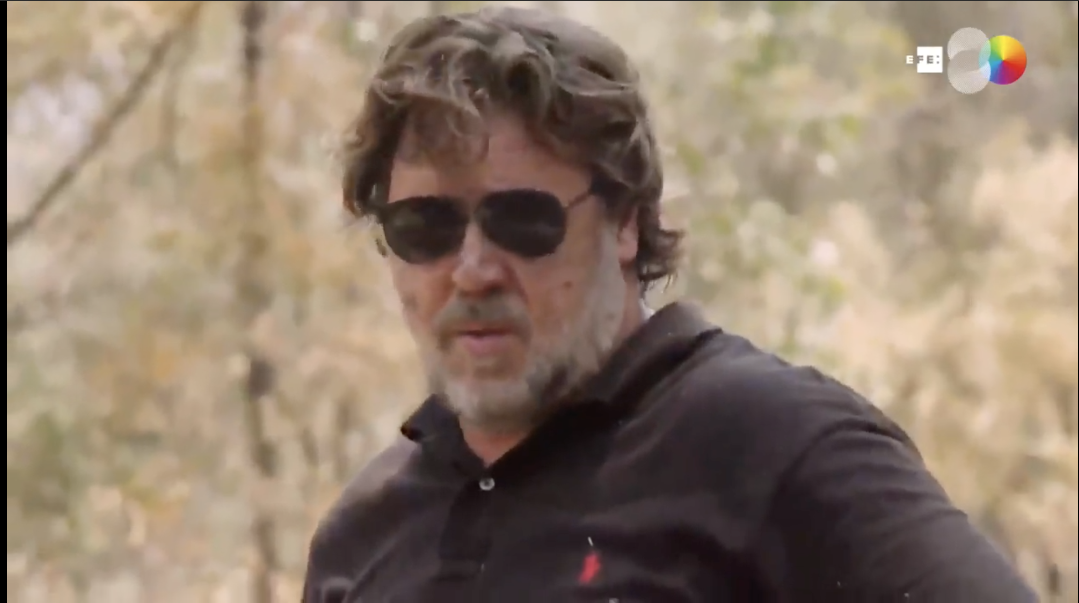 Russell Crowe muestra los daños en su propiedad por incendios en Australia