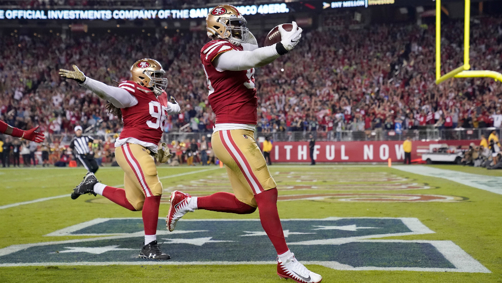 NFL mueve el Empacadores vs 49ers al horario estelar