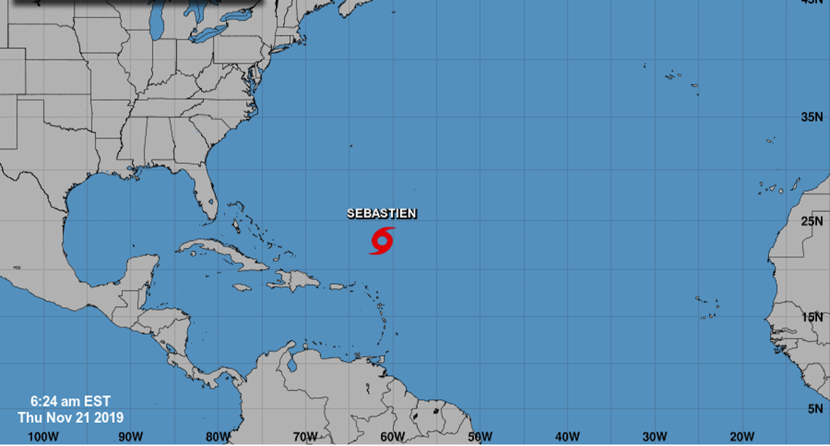 La tormenta tropical Sebastián puede llegar a huracán esta noche