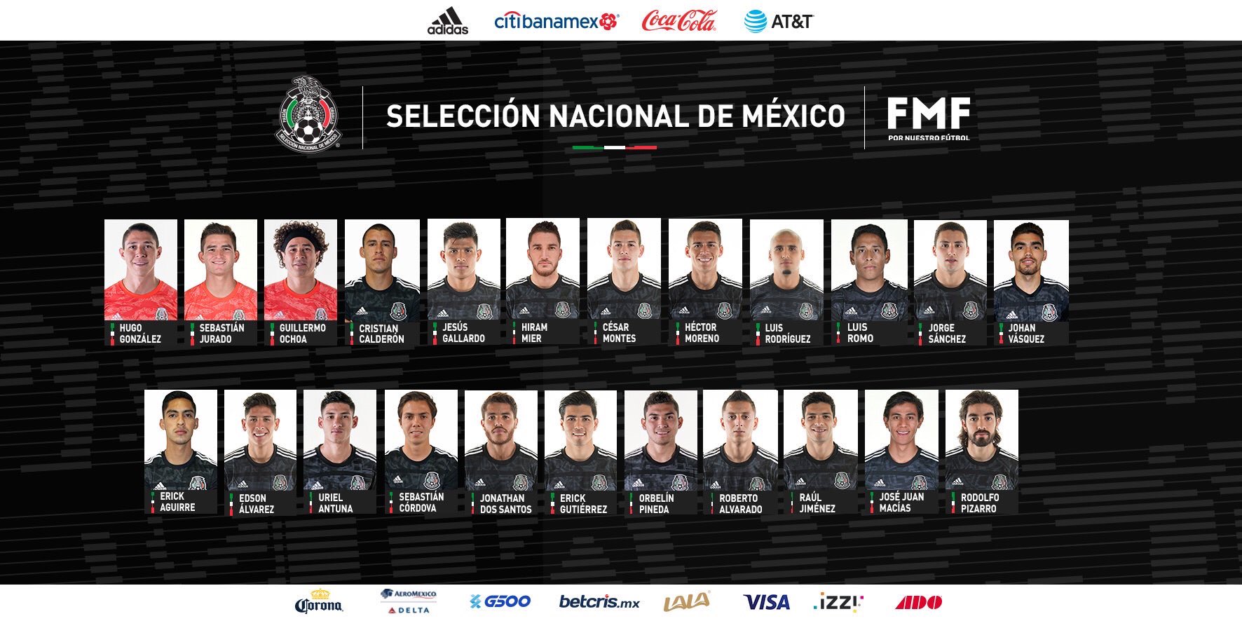 Los convocados de México para enfrentar a Panamá y Bermudas - seleccion-mexicana-mexico-partido-panama-2