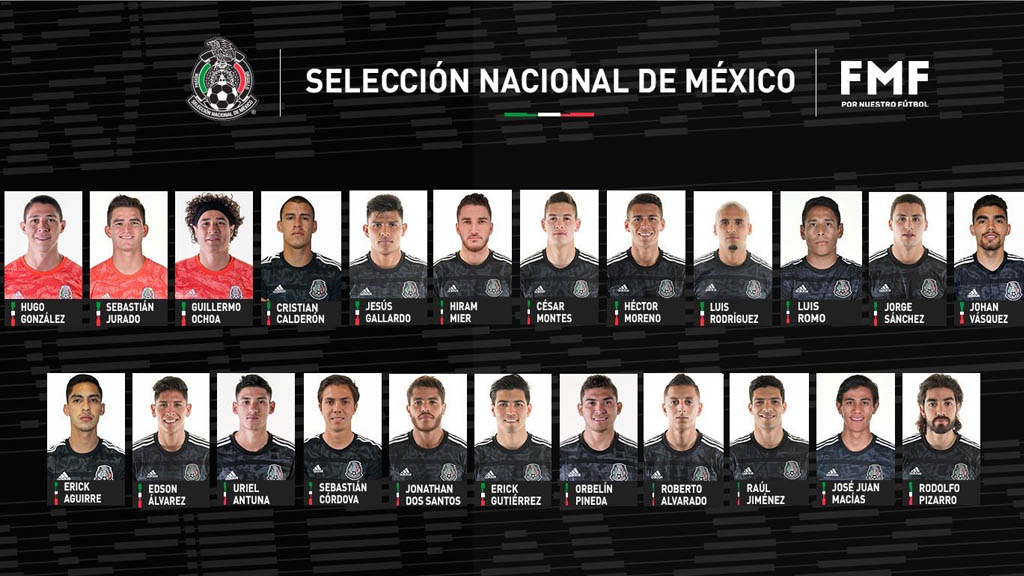 Los convocados de México para enfrentar a Panamá y Bermudas