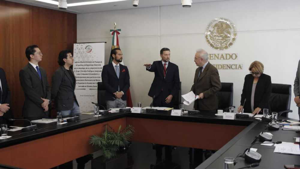 Comisión del Senado ratifica a representante de México ante la OMC