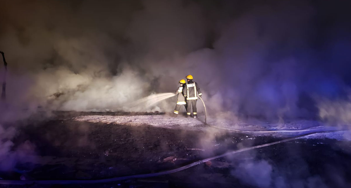 Sofocan incendio en estación de rebombeo de Pemex en Tetepango