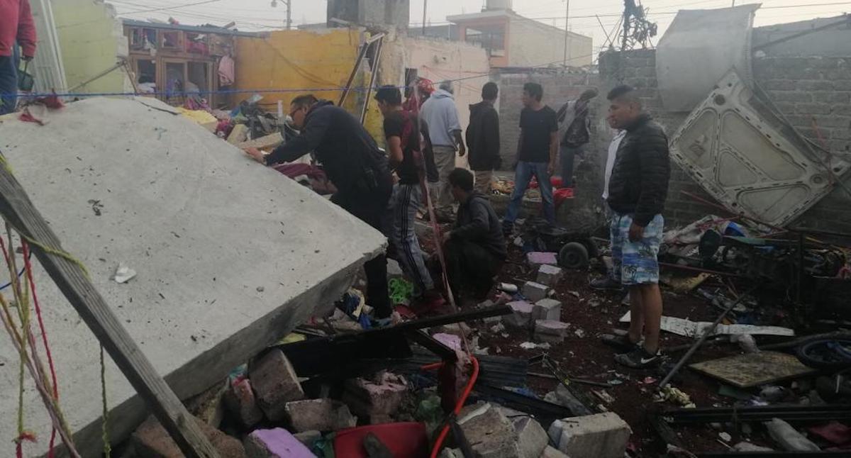 Explosión de polvorín en Tultepec deja dos muertos