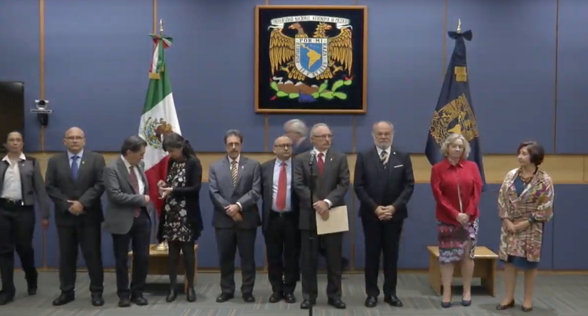 Junta de Gobierno de la UNAM anuncia que Graue será rector para el periodo 2019-2023 Junta de Gobierno de la UNAM anuncia que Graue será rector para el periodo 2019-2023