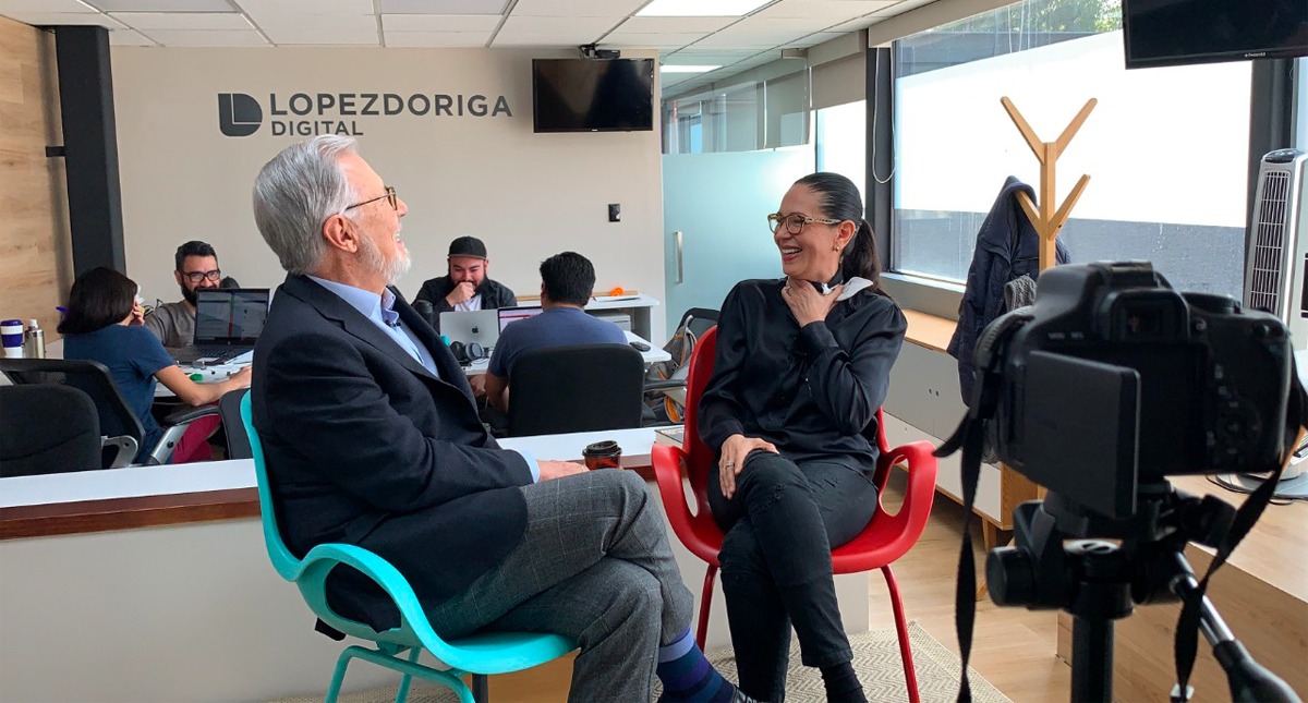 Joaquín López-Dóriga entrevista a Yolanda Andrade