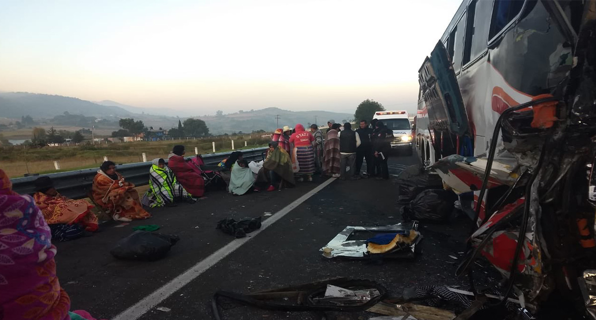 Accidente de autobús en la Atlacomulco-Maravatío deja dos peregrinos muertos - accidente-en-la-atlacomulco-maravatio