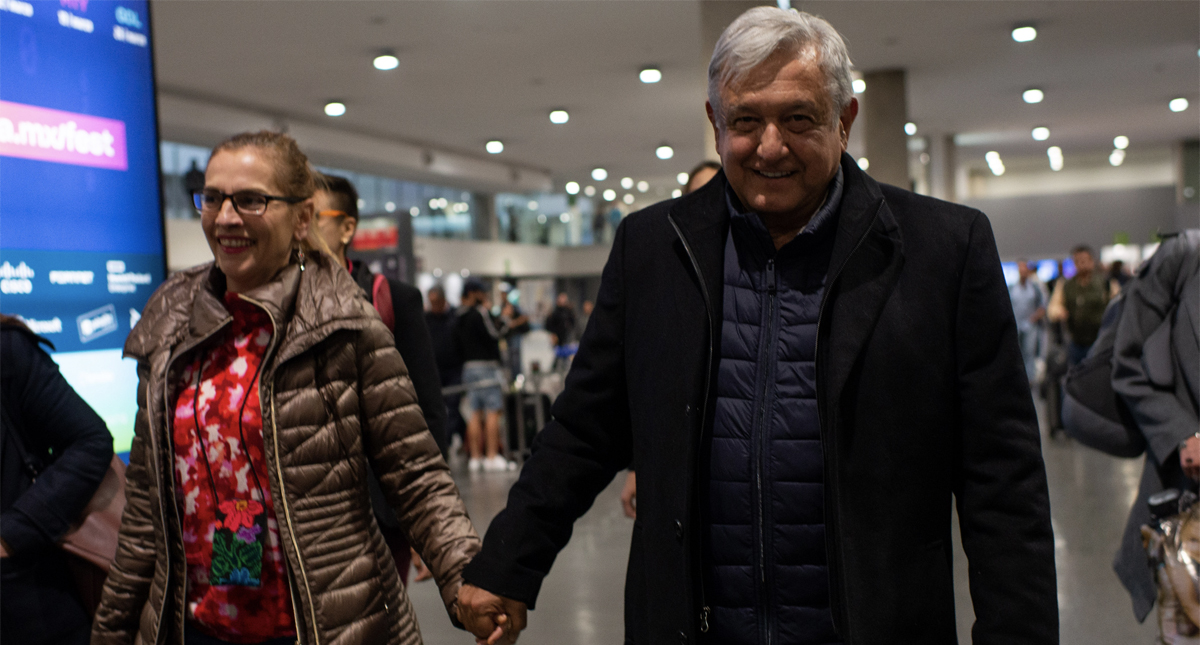 #Video Ciudadano pide a AMLO construir Aeropuerto en Texcoco, denuncia que AICM es insuficiente