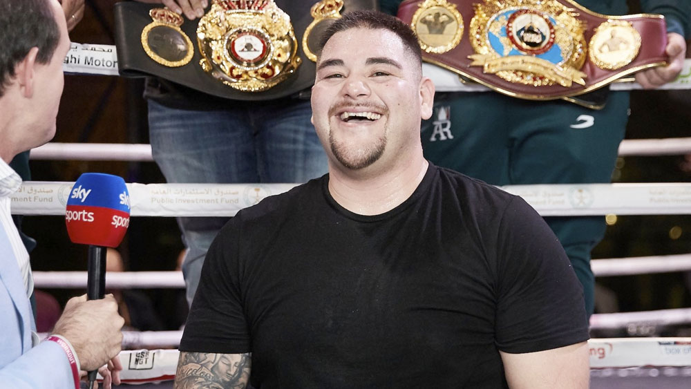 No hay forma de que deje ir estos cinturones, asegura Andy Ruiz