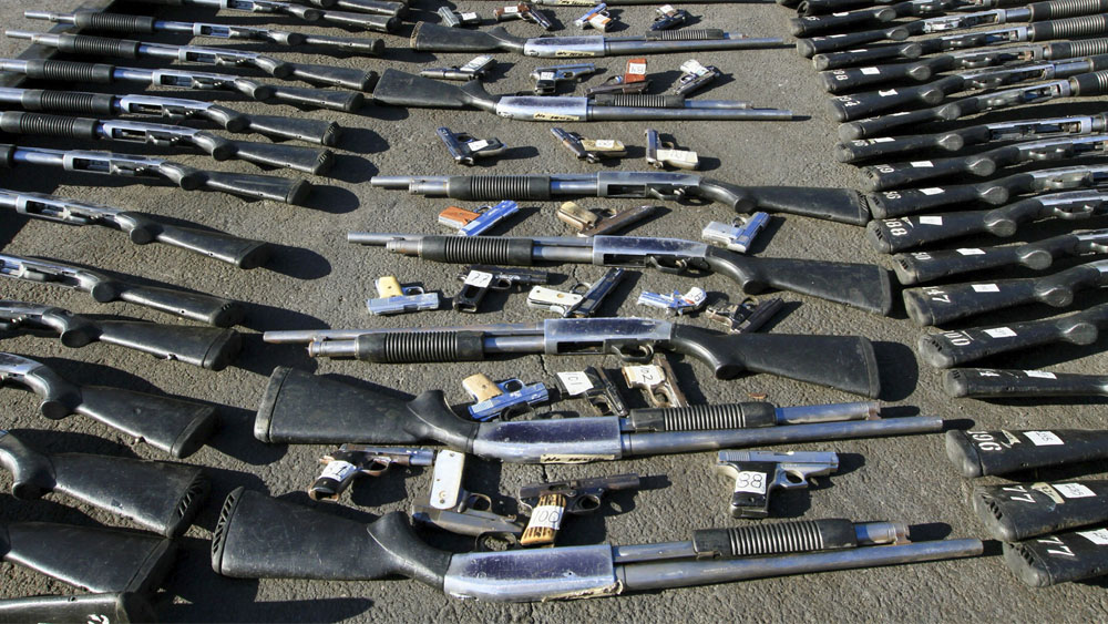 Trafican armas de EE.UU. a México en juguetes y televisiones: Sedena