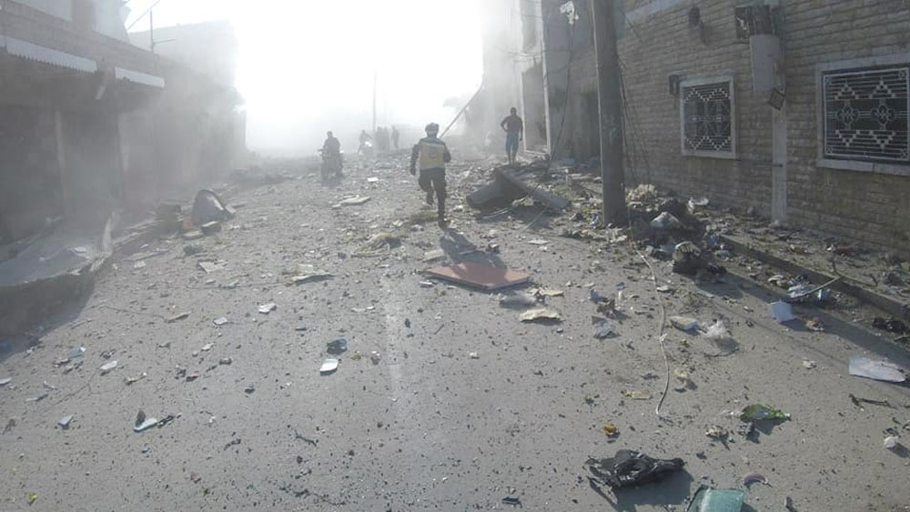 Al menos 20 civiles muertos por ataques contra zona rebelde de Siria