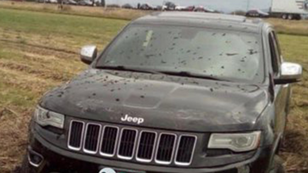 Guardia Nacional repele ataque armado en la carretera Celaya-Salamanca - camioneta-decomisada-tras-enfrentamiento-entre-guardia-nacional-y-civiles-armados