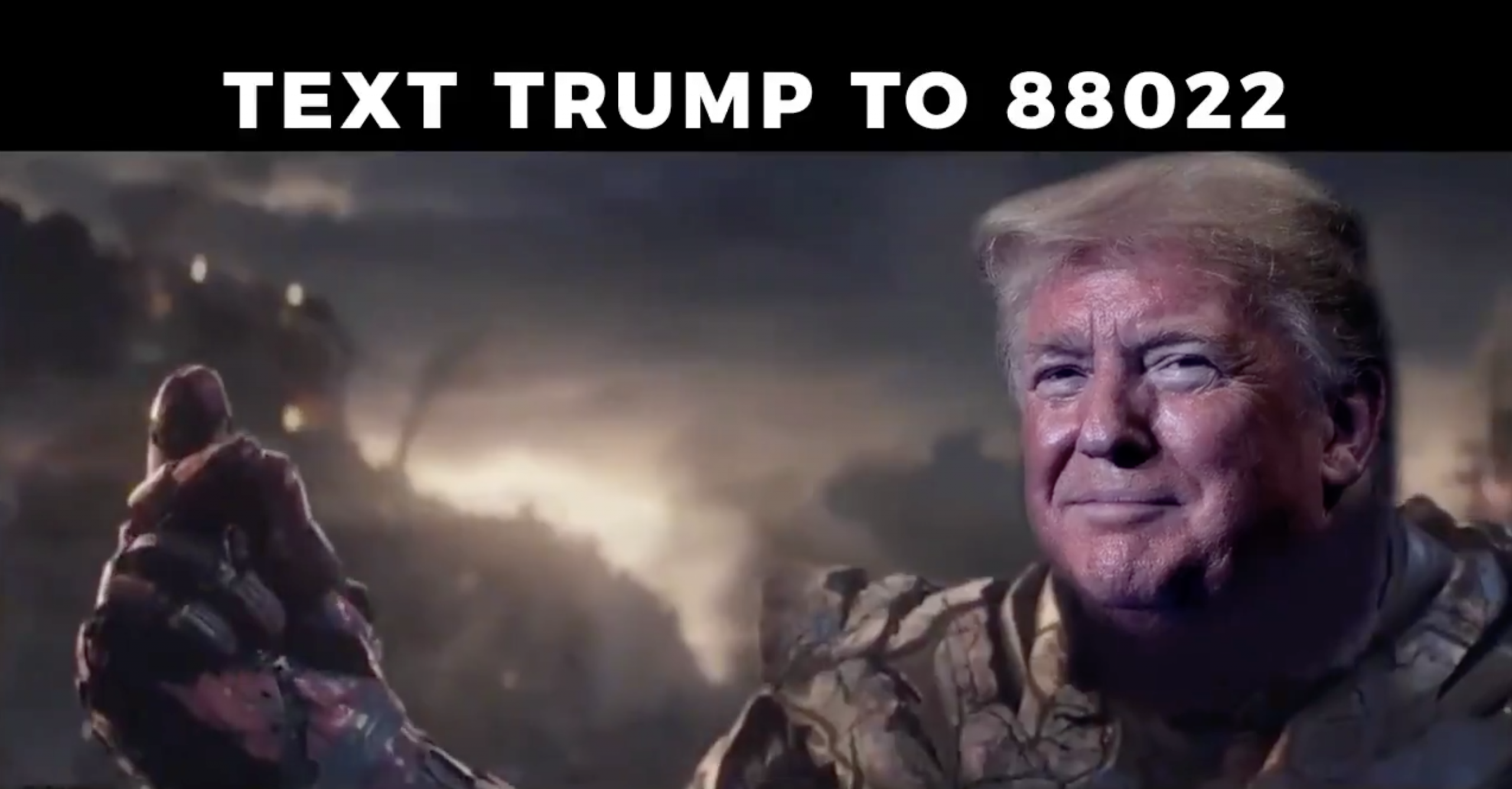 Campaña de Trump usa imagen de Thanos para video electoral