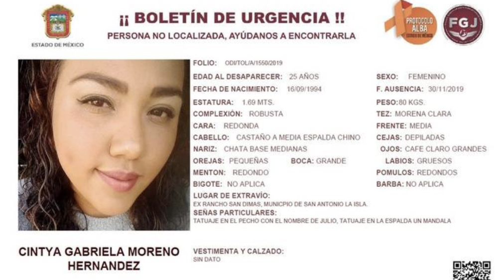Dan último adiós a Cintya Gabriela Moreno