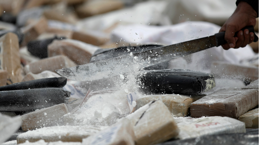 Aseguran 11 kilos de cocaína en Chiapas