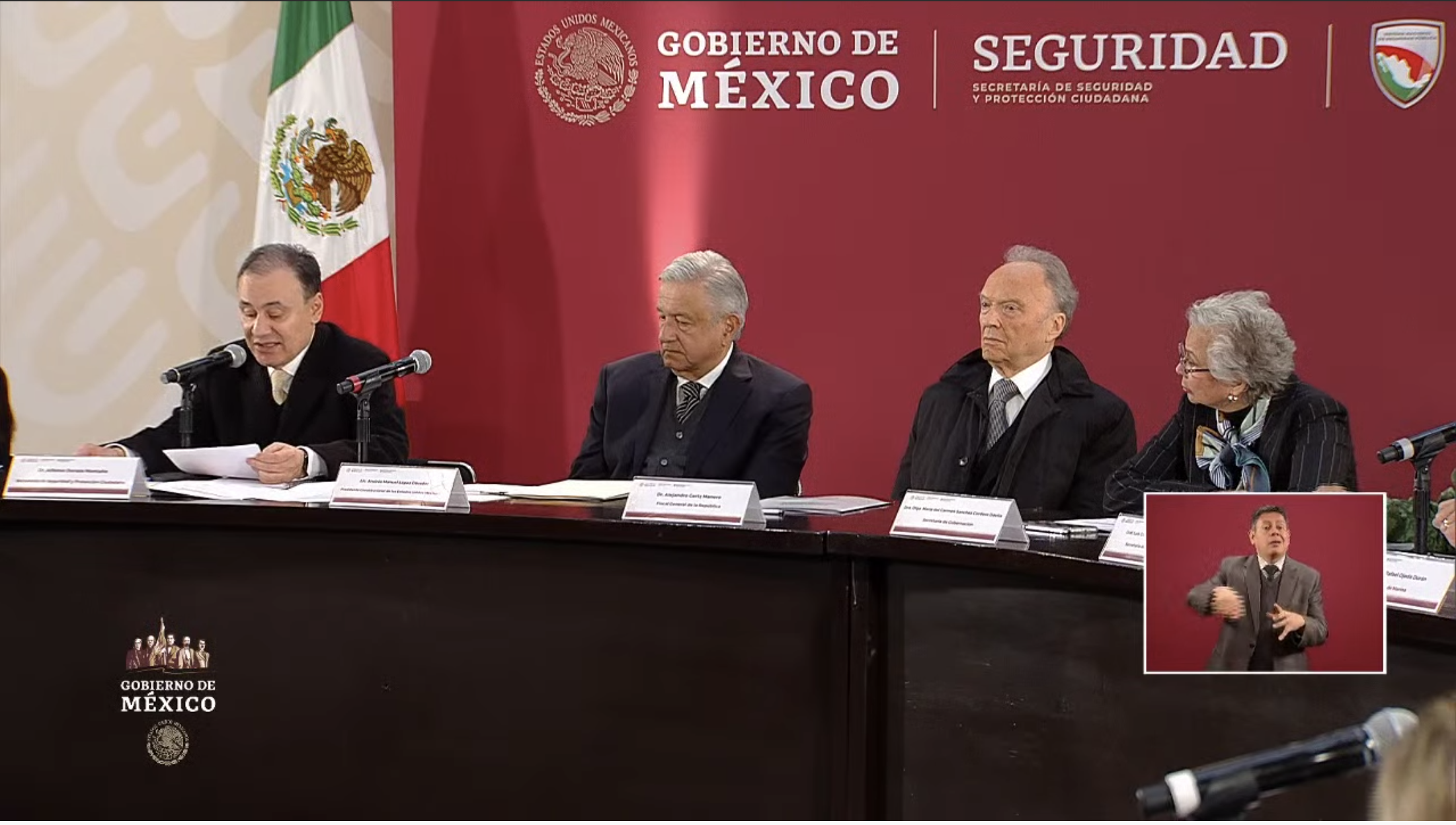 XLV Sesión Ordinaria del Consejo Nacional de Seguridad Pública