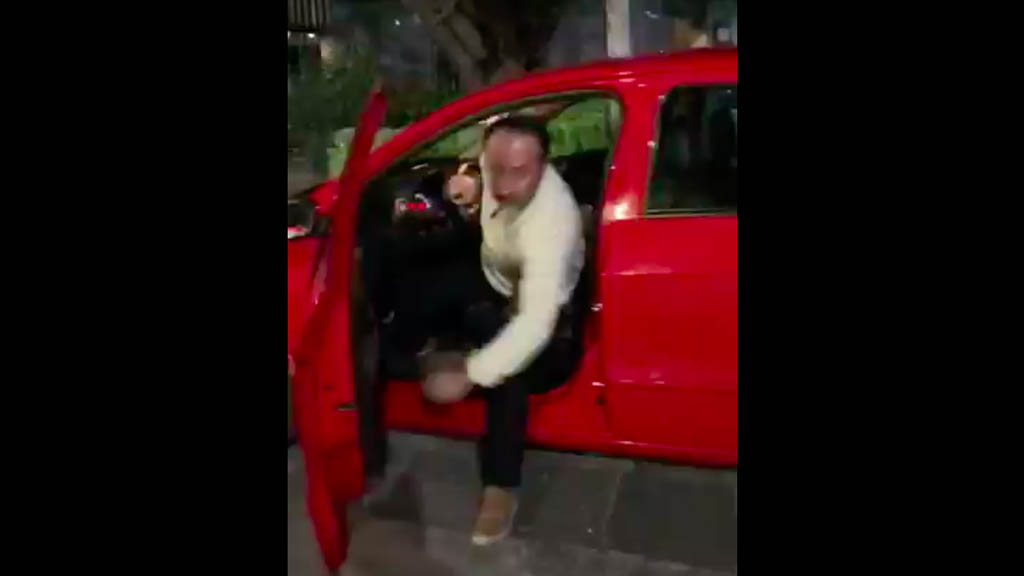 #Video Conductor golpea a mujer tras reclamo en Polanco