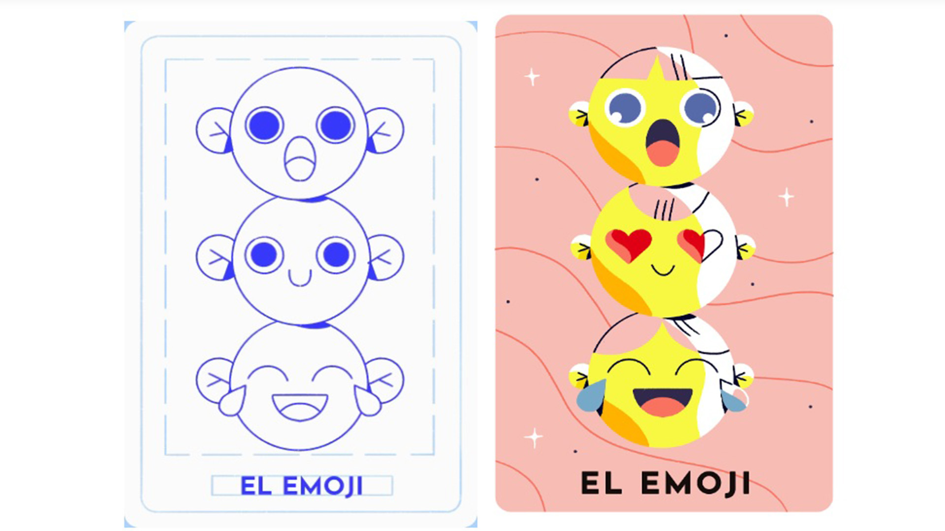 Google celebra la lotería mexicana con doodle interactivo - creacion-digital-de-la-carta-de-el-emoji