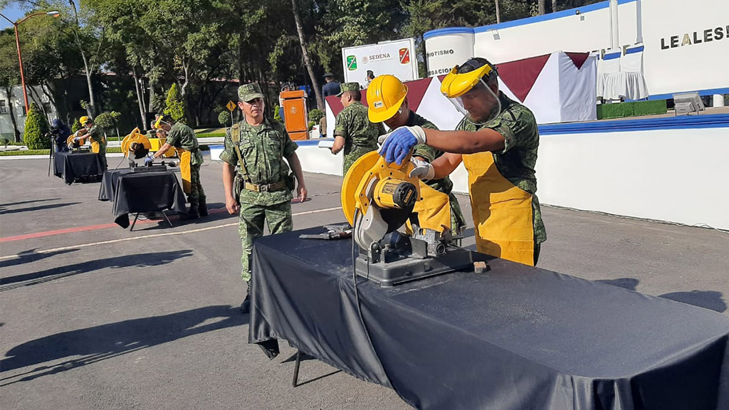Destruyen en Querétaro 533 armas decomisadas a la delincuencia