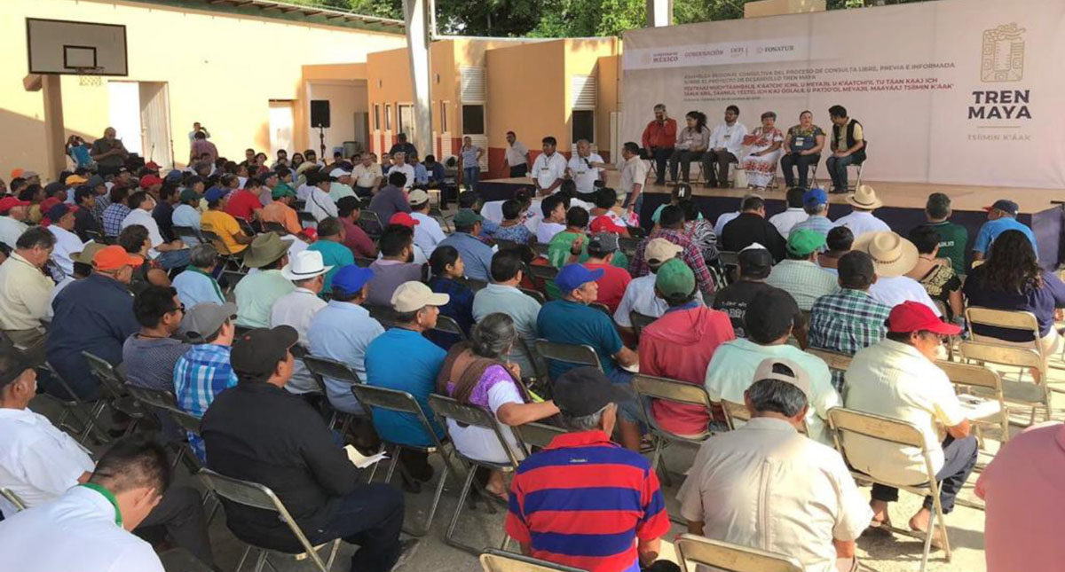 Comunidades indígenas aceptan Tren Maya con condiciones en consulta - dialogo-con-comunidades-indigenas-sobre-el-tren-maya