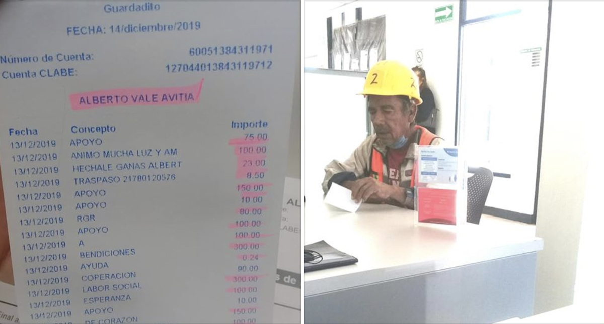 #Viral Estafan a albañil de la tercera edad y usuarios de Facebook reúnen 67 mil pesos