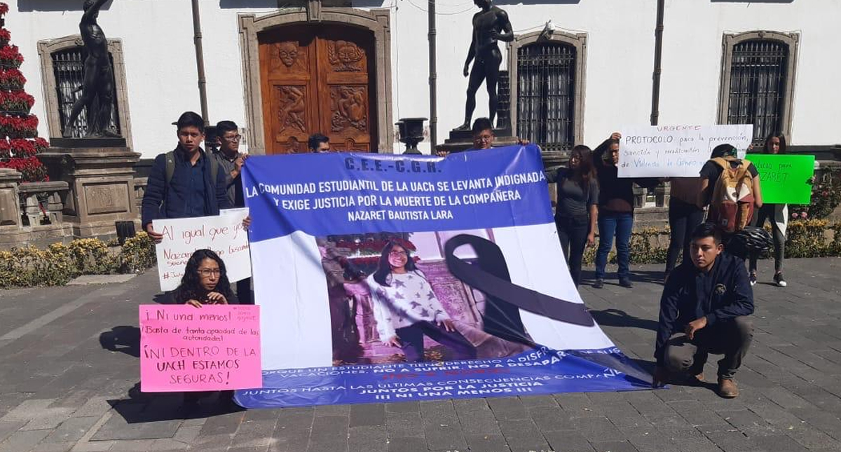 Rector de UACh pide castigo ejemplar por feminicidio de Nazaret Bautista