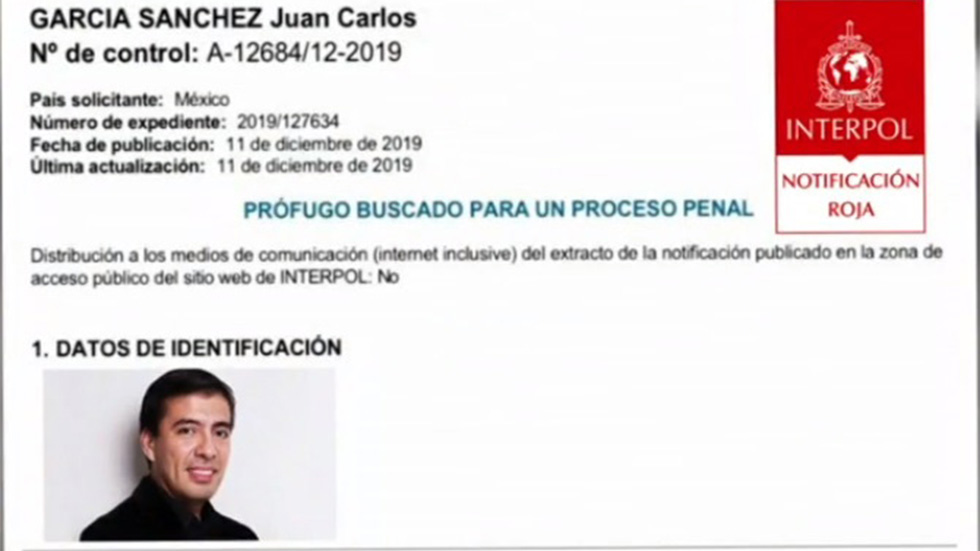 Interpol emite ficha roja contra exesposo de Abril Pérez Interpol emite ficha roja contra exesposo de Abril Pérez