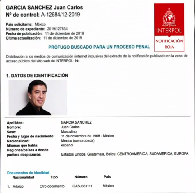 Interpol emite ficha roja contra exesposo de Abril Pérez - ficha-roja-de-la-interpol-contra-juan-carlos-n