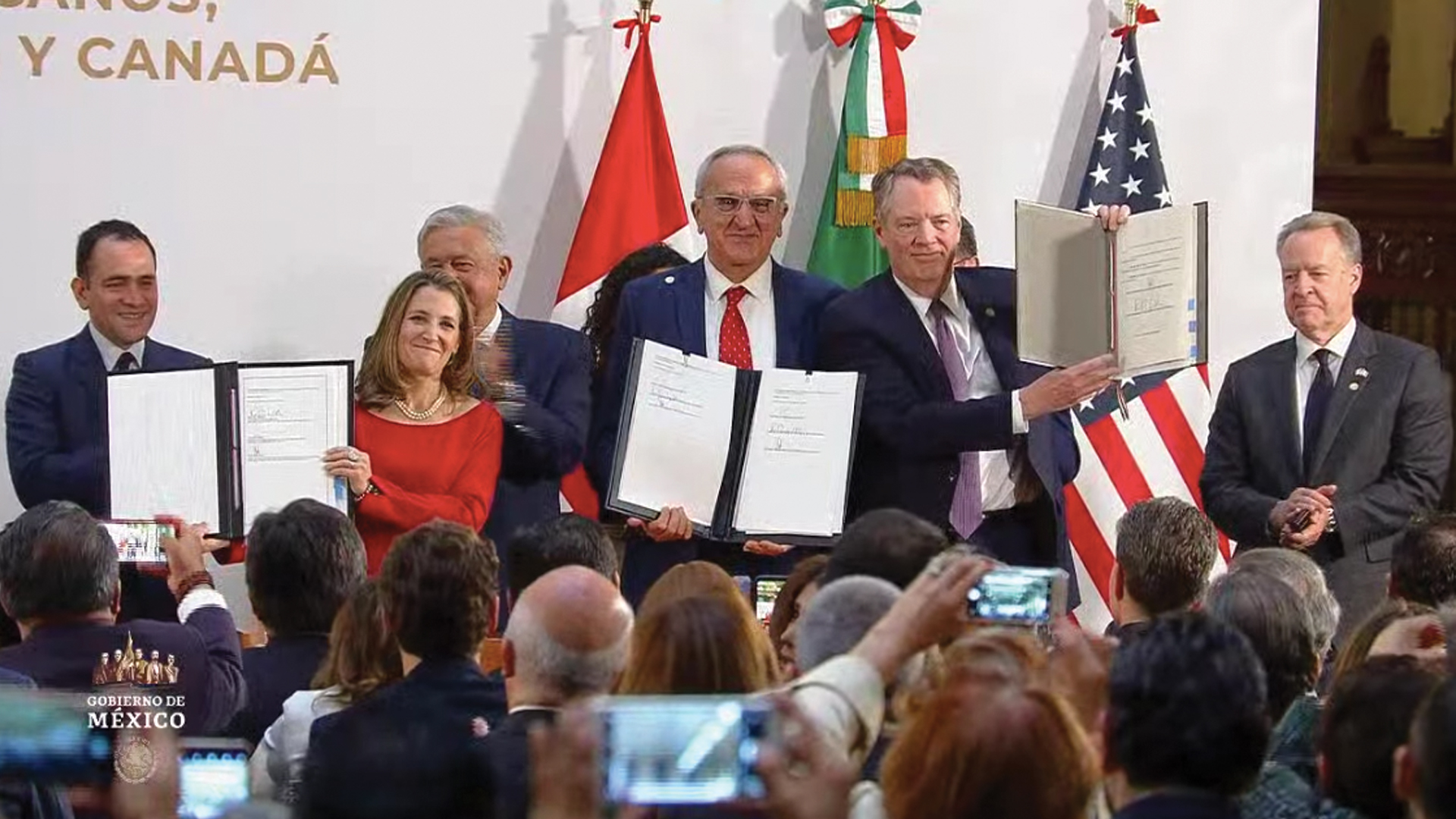 México, EE.UU. y Canadá firman el Protocolo Modificatorio del T-MEC