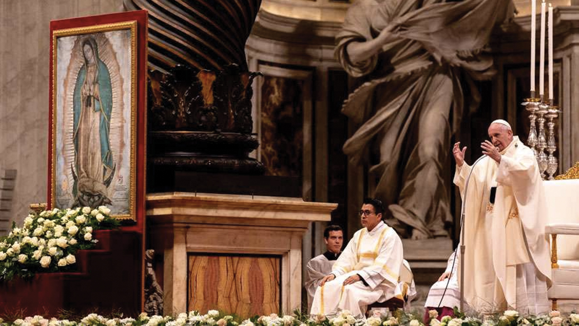 María se mestizó en la Virgen Guadalupe para ser madre de todos: papa Francisco