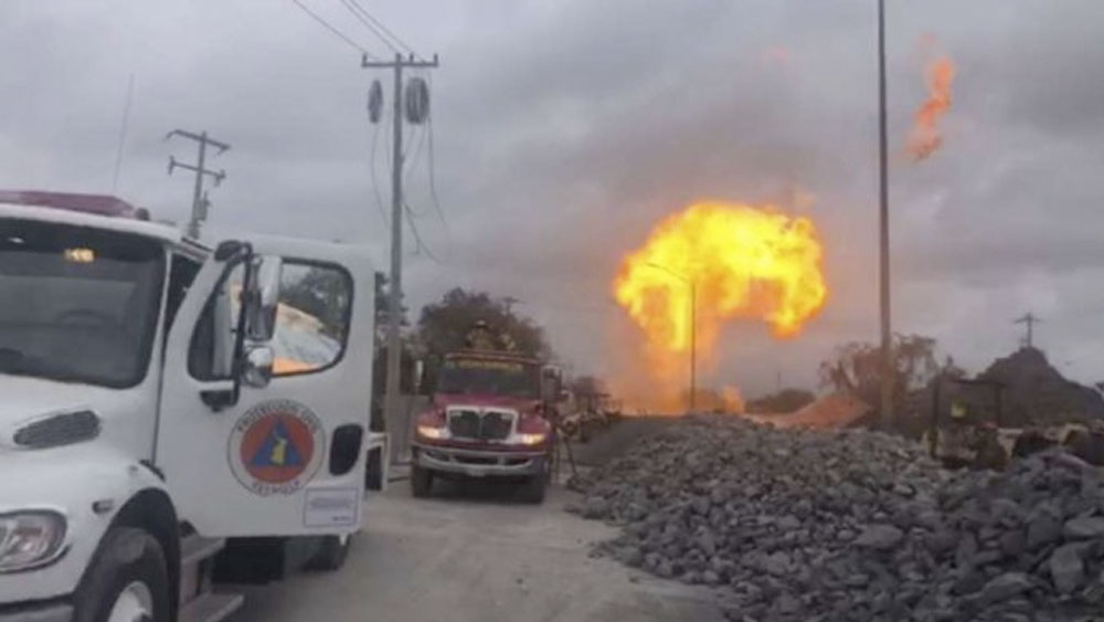 Fuga provoca incendio en gasoducto de Reynosa, Tamaulipas