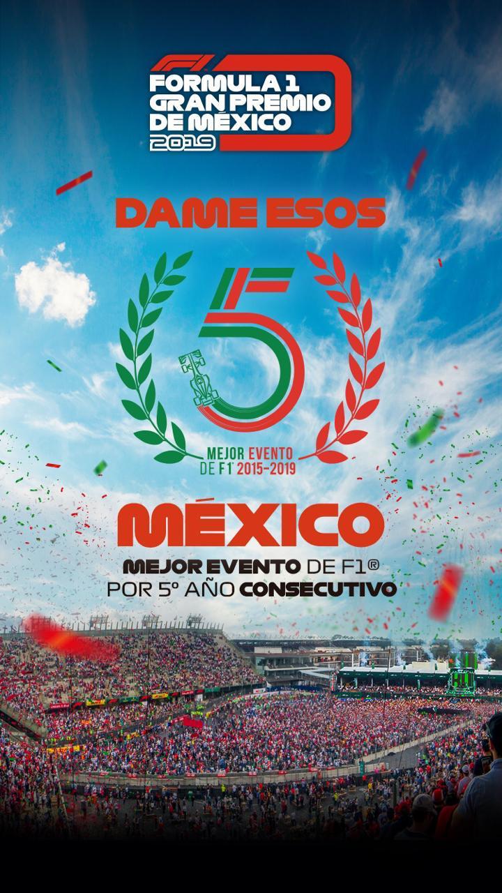 Por quinto año consecutivo el GP de México fue reconocido como el Mejor Evento de F1 - gran-premio-de-mex