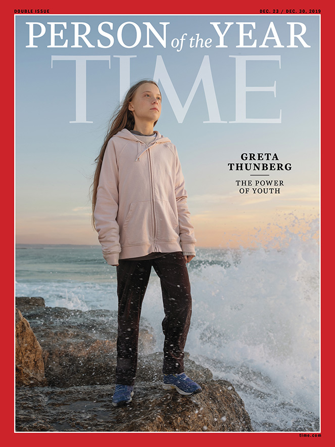 Trump considera 'ridículo' que Greta Thunberg sea la persona del año de Time - greta-thunberg-en-portada-de-la-revista-time
