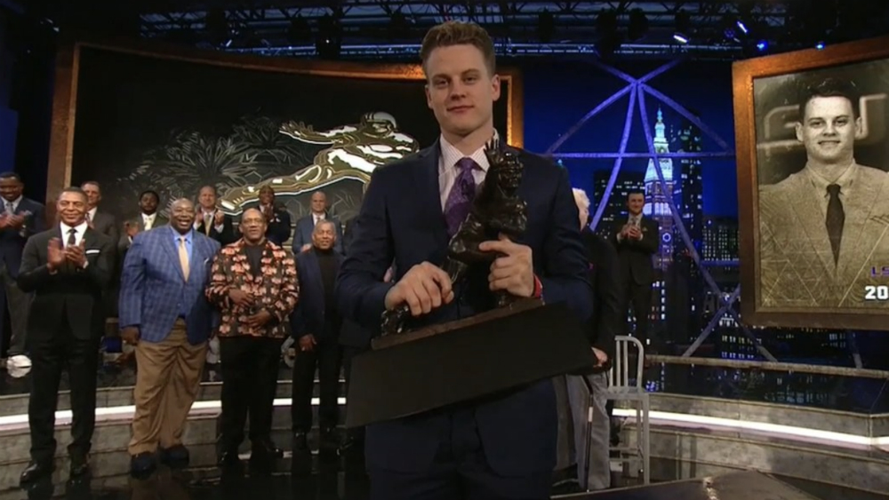 Joe Burrow, ganador del Trofeo Heisman 2019