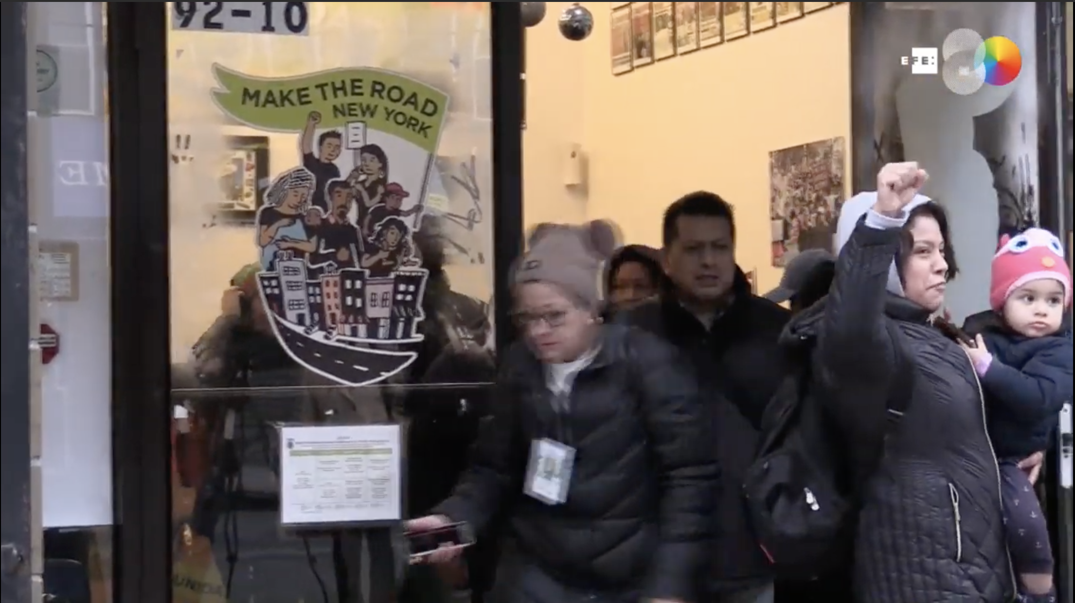 Indocumentados en Nueva York retan el frío para solicitar carnés de conducir