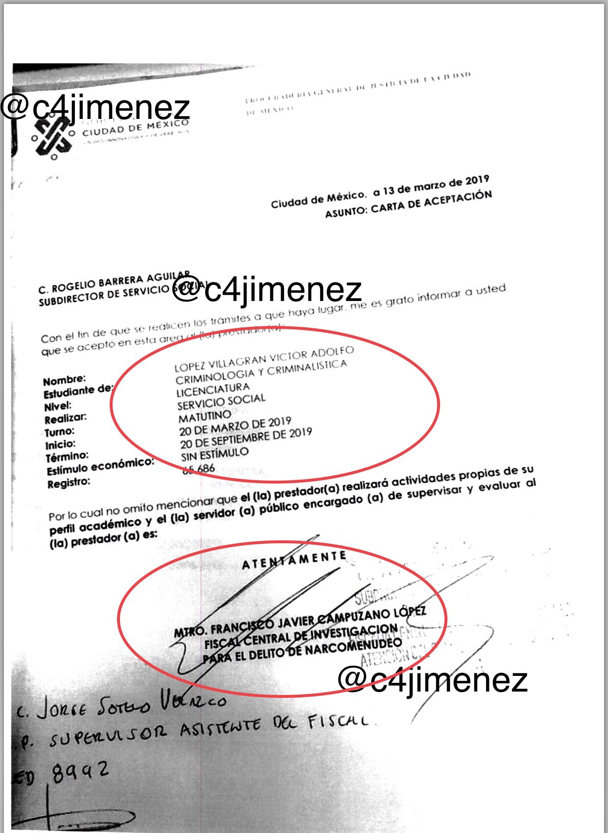 Acusan a fiscal de mentir por muerte de estudiante durante operativo de PGJ - joven-muerto-pgj-servicio-social