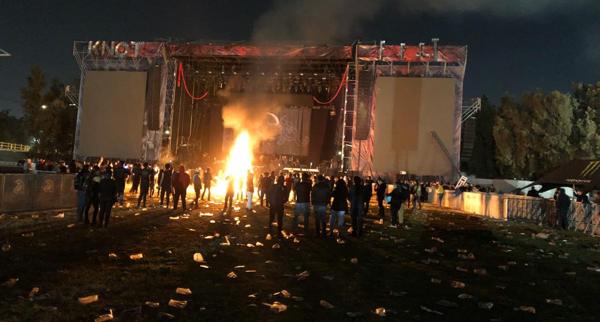 Evanescence y Slipknot cancelan presentaciones en KnotFest  por falta de seguridad