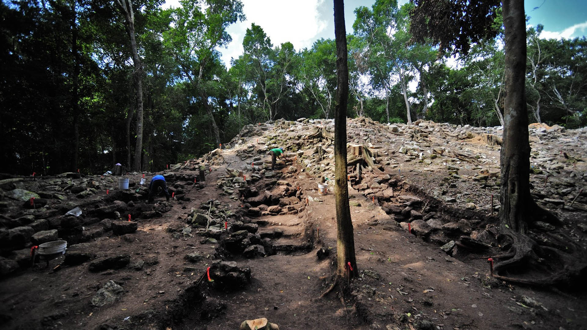 Confirman existencia de un palacio en la zona arqueológica de Kulubá