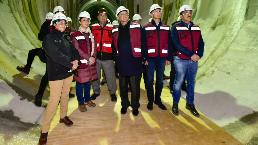 Túnel Emisor Oriente evitará, en buena medida, inundaciones en la capital: AMLO