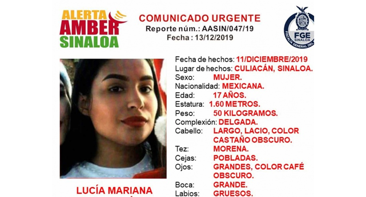 Encuentran asesinada a menor desaparecida en Sinaloa hace cinco días