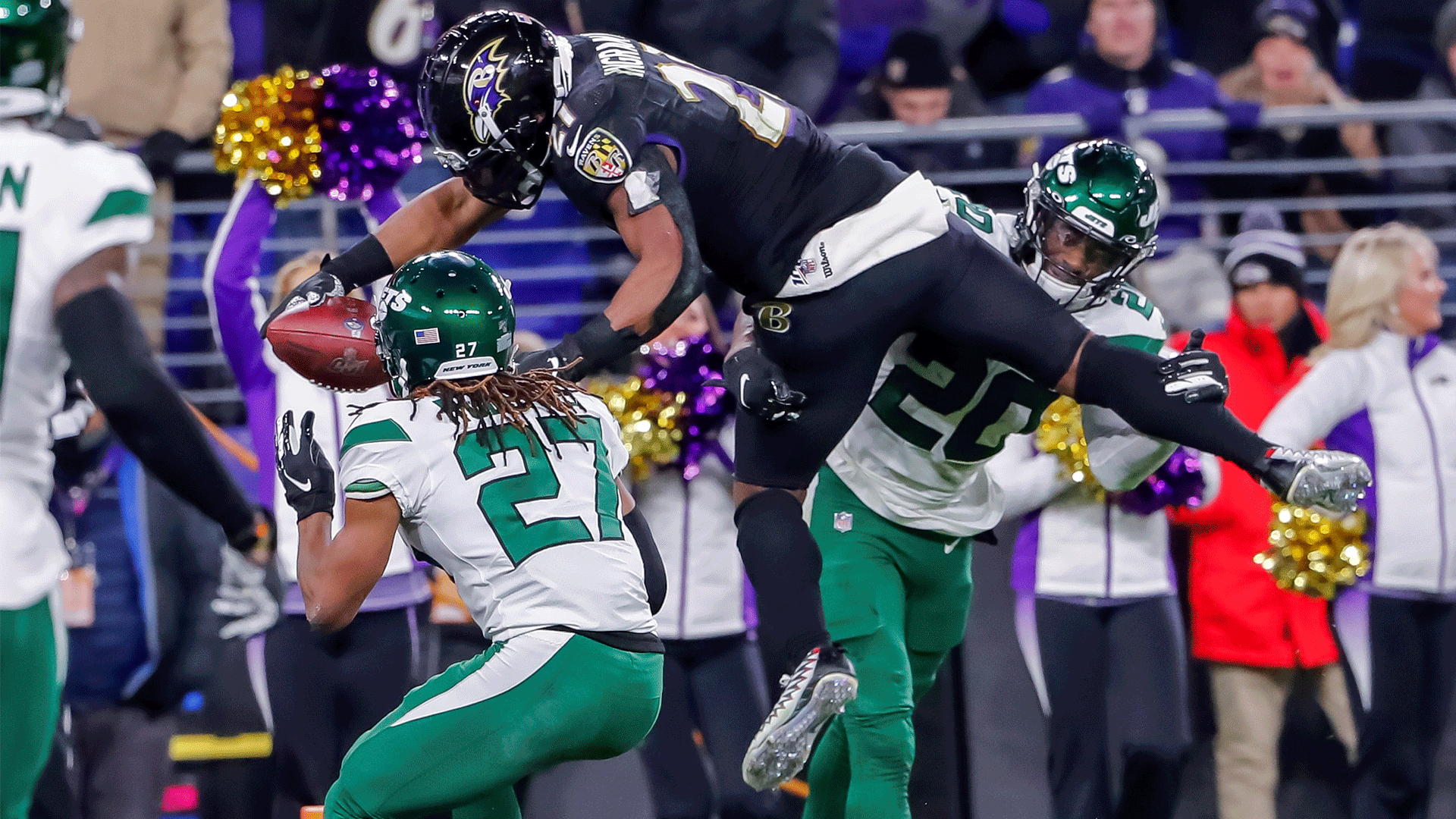 Lamar Jackson hace historia en victoria sobre Jets