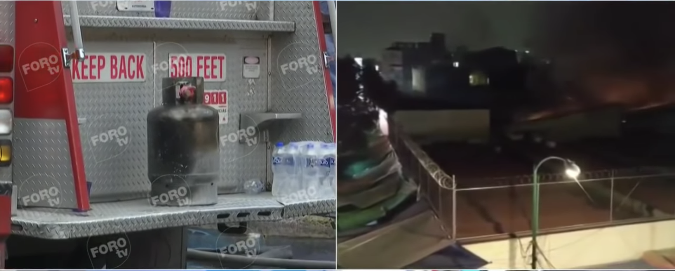 Así fue el incendio en el Mercado de San Cosme