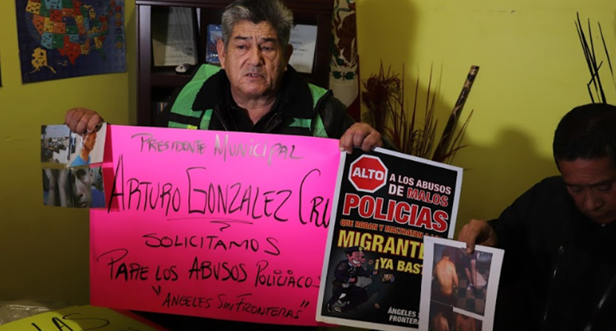 Marchan migrantes contra abusos policiales en Tijuana - migrantes-exigen-un-alto-a-los-abusos-policiales