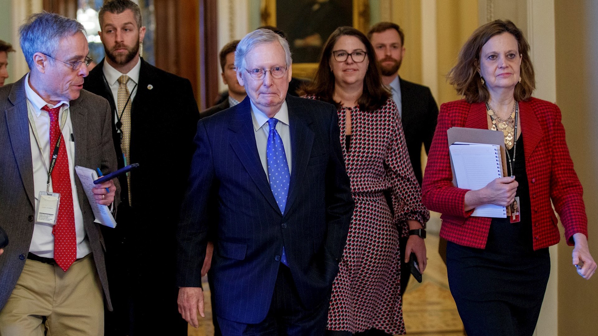 Líder republicano del Senado califica juicio a Trump de “precedente tóxico”