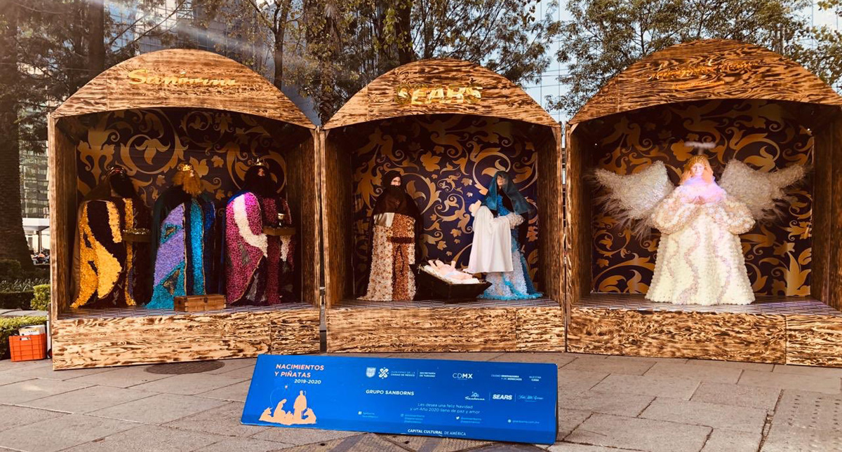 Ciudad de México se llena de nacimientos durante la Navidad