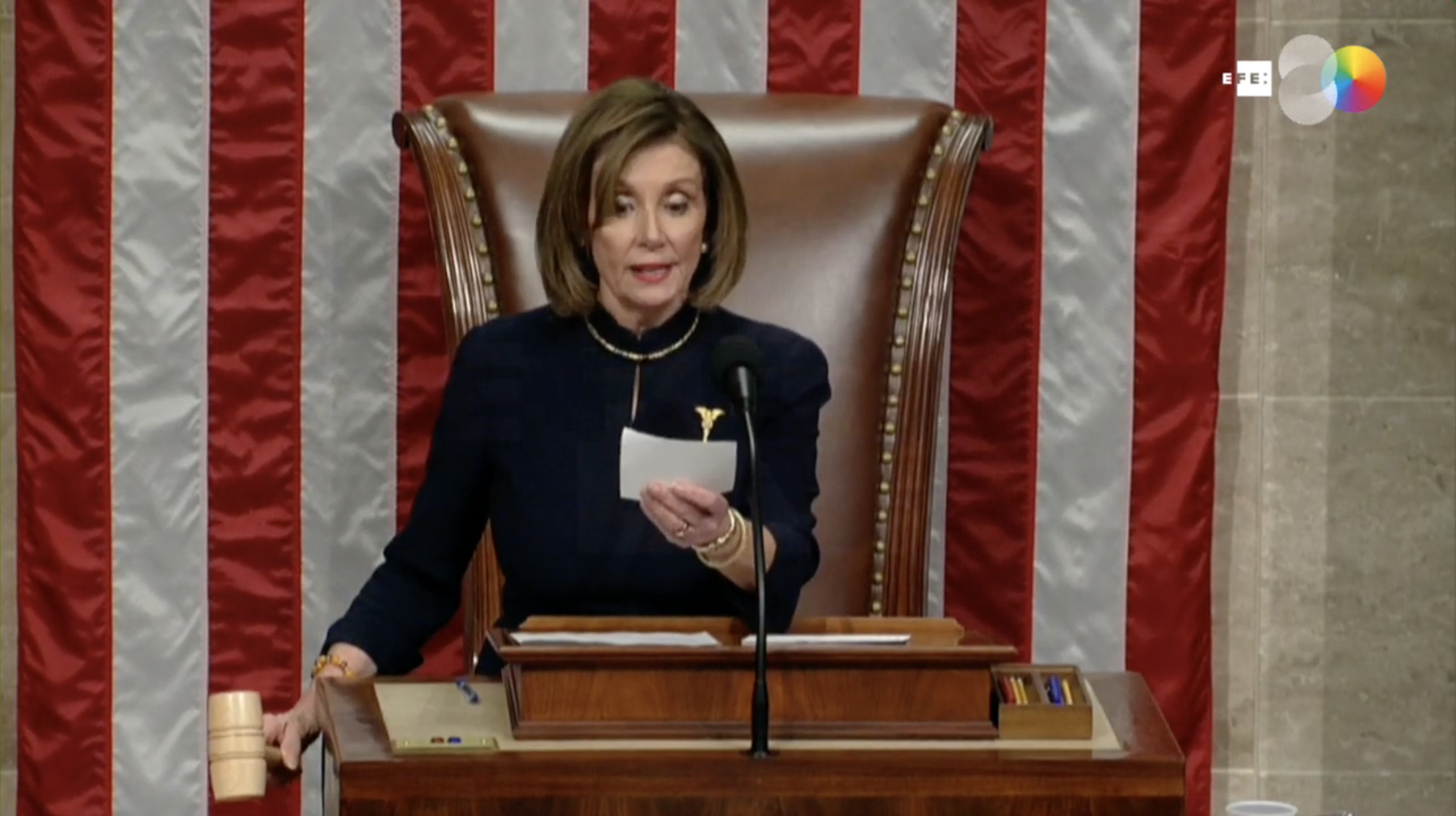 Los demócratas aprueban el esperado “impeachment” contra Trump