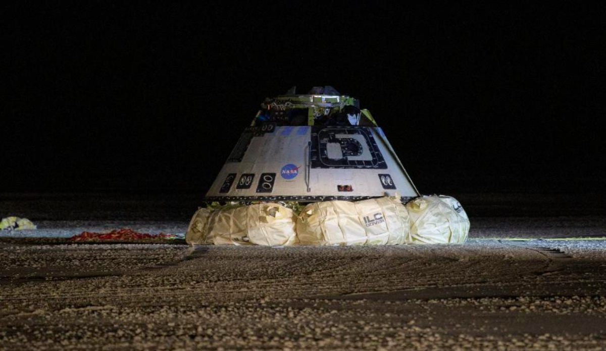 Starliner aterriza tras fracasar en su misión de prueba