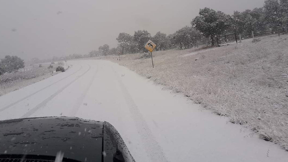 #Video Comienzan nevadas en Chihuahua