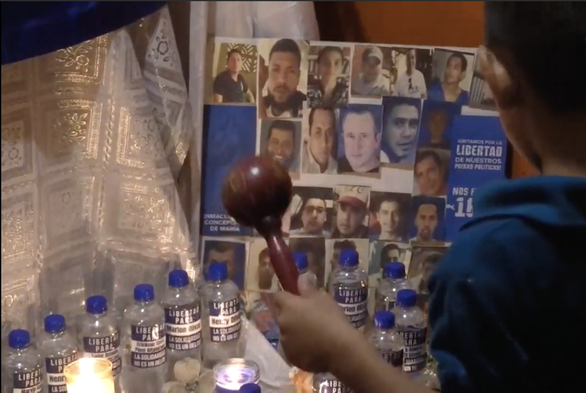 Nicaragua celebra tradicional Gritería con mensajes contra el Gobierno Nicaragua celebra tradicional Gritería con mensajes contra el Gobierno