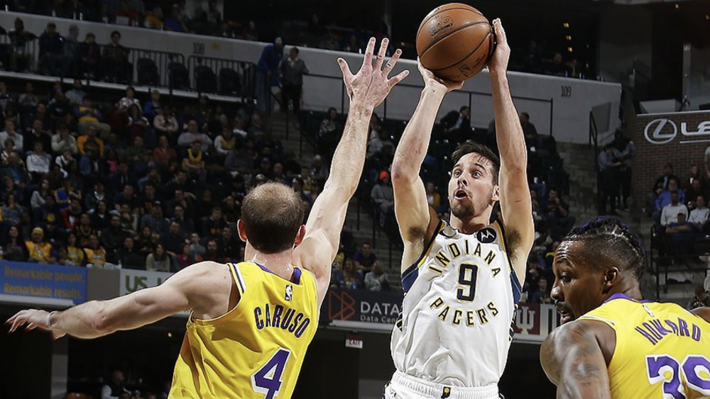 Pacers pone freno a Lakers en la NBA